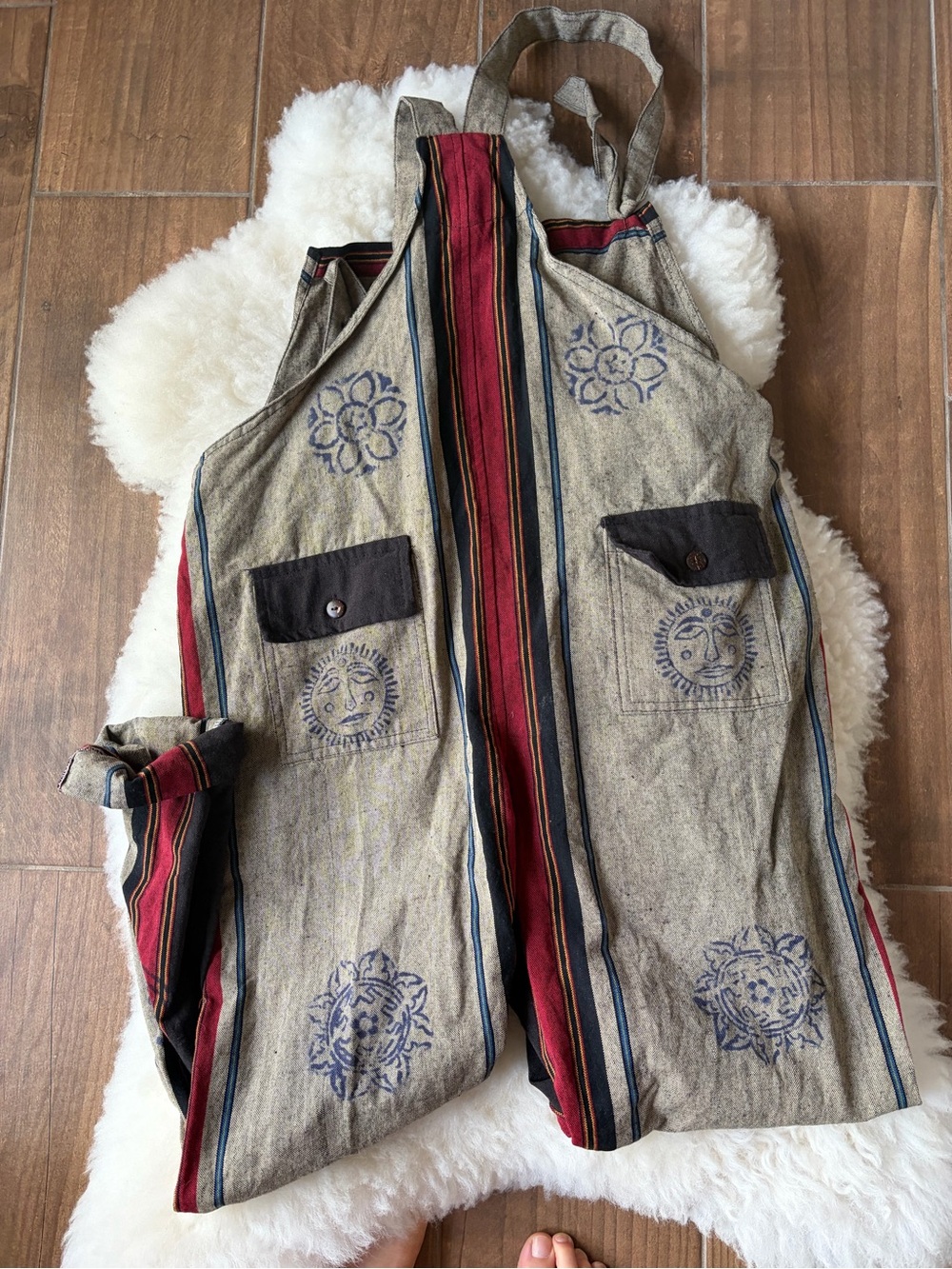 Handwoven Boho women’s Jumpsuit - Picture 6 of 7